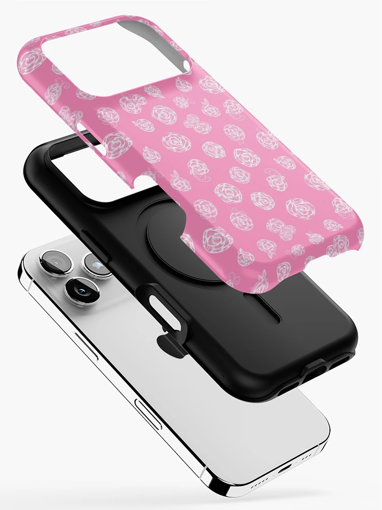 Thumbnail 2 of 4, iPhone Case, Pink Roses designed and sold by puffandstuff.