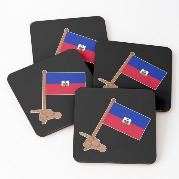 Item preview, Haitian flag in hand designed and sold by West indian touch.
