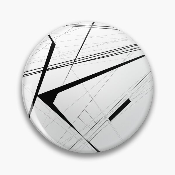 Item preview, black Abstract Geometric and perspective designed and sold by happy gift art.