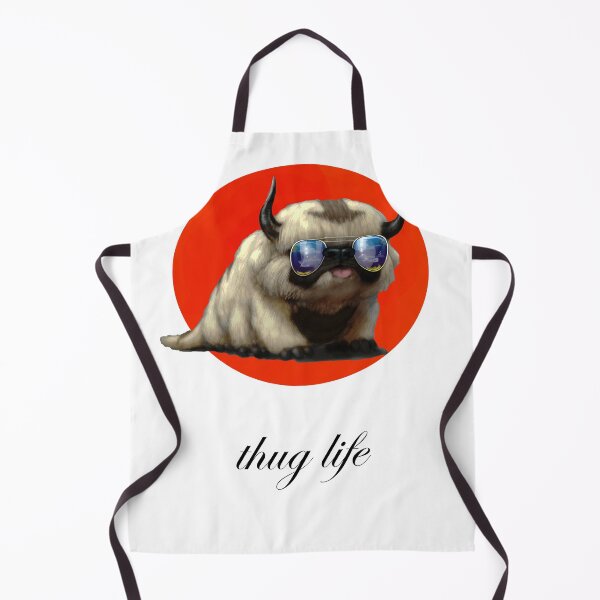Item preview, Appa with a choppa, thug life orange version designed and sold by endless-miko.