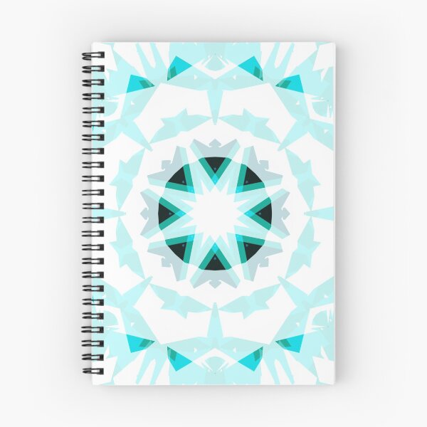 Item preview, Bright Turquoise Icy Blue Moroccan Geometric Winter Star Pattern Mosaic designed and sold by PatternPerfect.