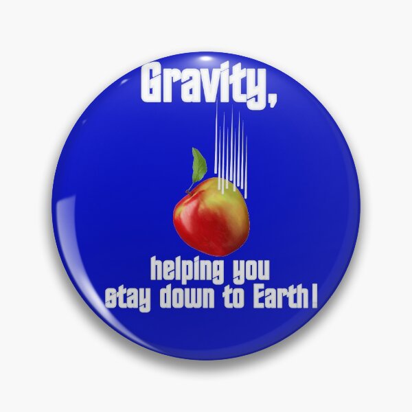 Item preview, Gravity, helping you stay down to Earth - white writing designed and sold by Kestrelle.