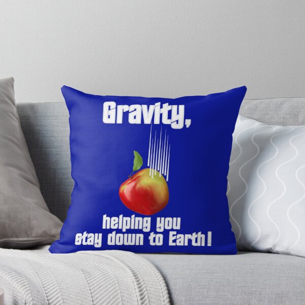Item preview, Gravity, helping you stay down to Earth - white writing designed and sold by Kestrelle.