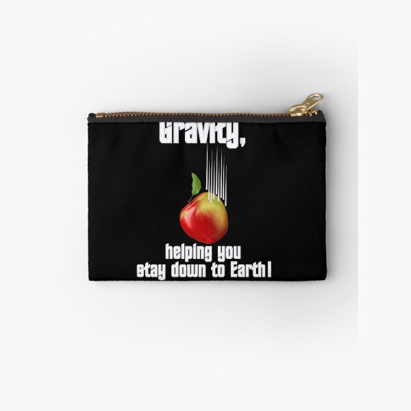 Item preview, Gravity, helping you stay down to Earth - white writing designed and sold by Kestrelle.