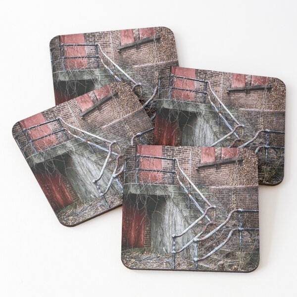 Item preview, Back Stairs to Northampton State Hospital Asylum designed and sold by Stephen Orsillo.