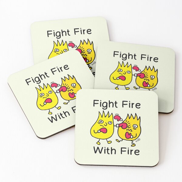 Item preview, FIGHT FIRE , WITH FIRE designed and sold by happysketchy.