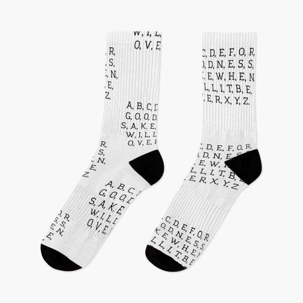 Item preview, Alphabet, for goodness sake designed and sold by IraPanyukova.