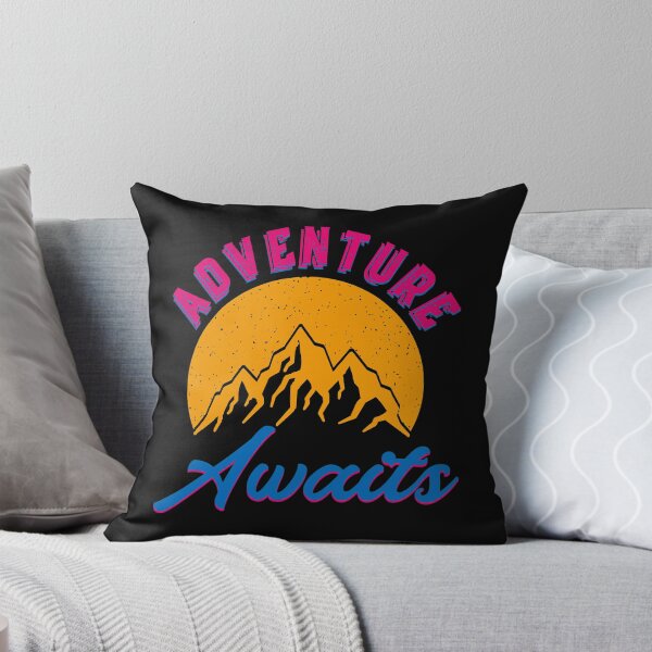 Item preview, Adventure Awaits Outdoors Camping Hiking designed and sold by PBSMondo.