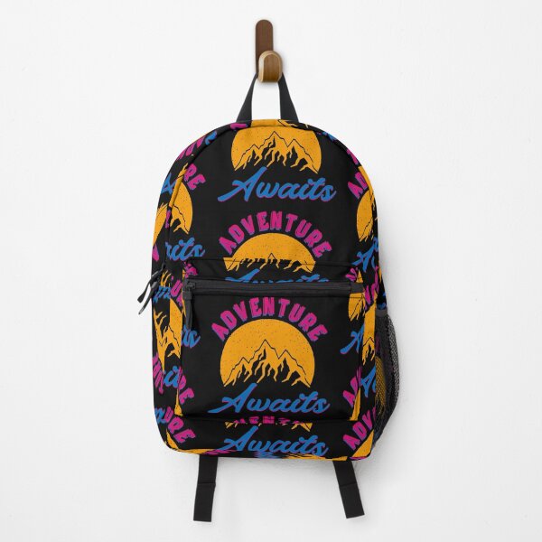 Item preview, Adventure Awaits Outdoors Camping Hiking designed and sold by PBSMondo.