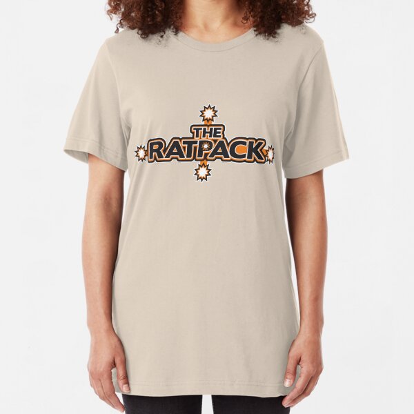 BRDL "The Rat Pack" Logo - Clothing, Pillows & Mugs Slim Fit T-Shirt