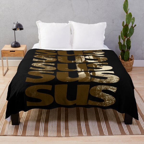 Item preview, SUS Kinda Sus Retro Brown Beige designed and sold by Milizabeth.