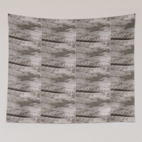 Item preview, barbed wire sunrise sepia designed and sold by Stephen Orsillo.