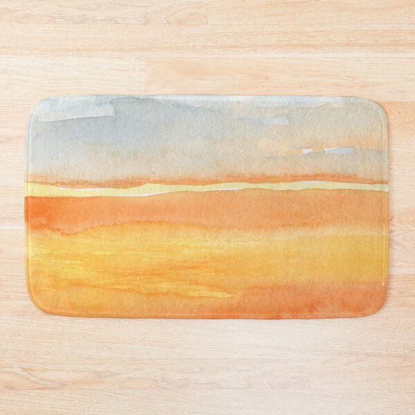Item preview, Orange Sunset - Watercolor Landscape designed and sold by aliciahayesart.