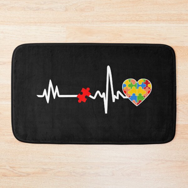 Item preview, Autism heartbeat love puzzle designed and sold by eiwo87.