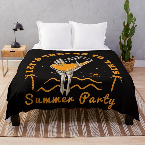 Item preview, Summer Party - Lets Cheers To This - Skeleton Hand Raising a Glass designed and sold by WearWolfDesigns.