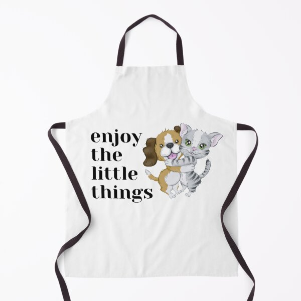 Item preview, Enjoy The Little Things Dog and Cat Hugging designed and sold by Marie  Labradore.