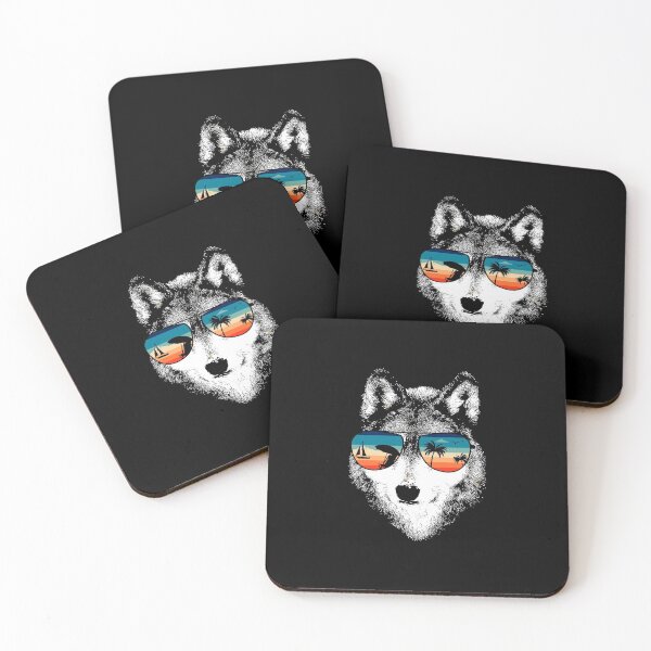Item preview, Wolf Hoodies With Glasses Sunglasses Retro Style designed and sold by ryannokune.