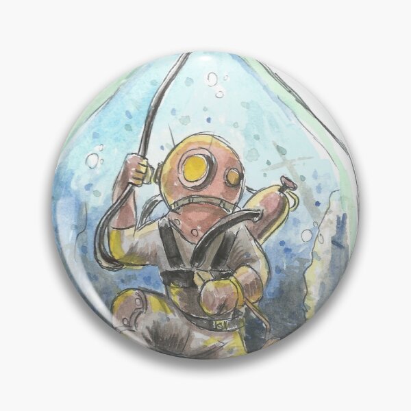 Item preview, Marine diver designed and sold by Chrisilustra.