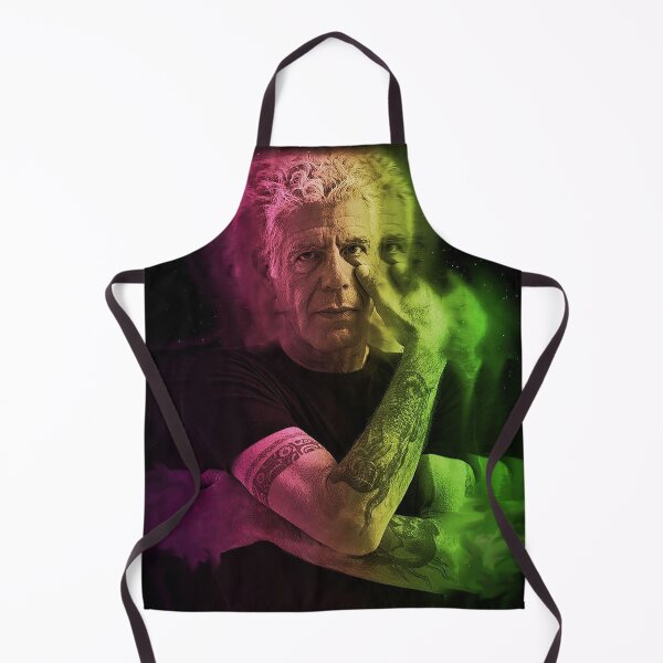 Item preview, Anthony Bourdain 3D Synthwave Smoke designed and sold by PickleBearLove.