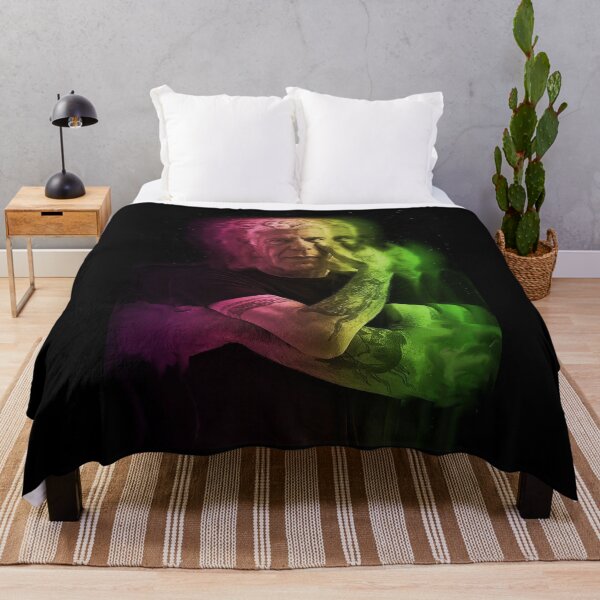 Item preview, Anthony Bourdain 3D Synthwave Smoke designed and sold by PickleBearLove.