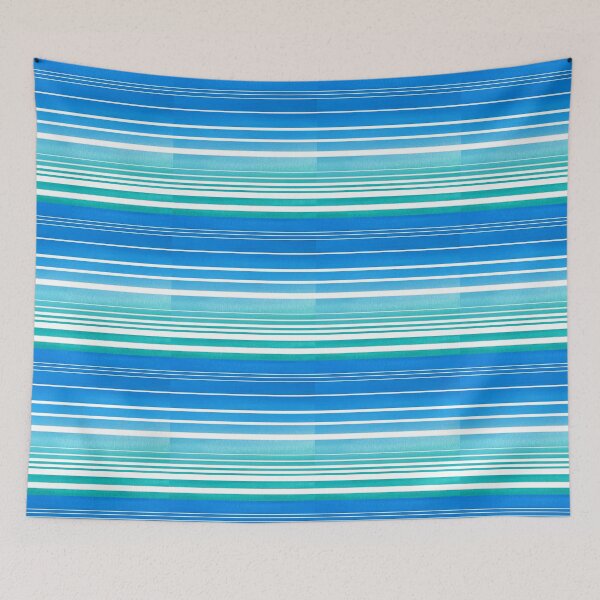 Item preview, White lines pattern with blue background  designed and sold by Foziaazamkhan7.