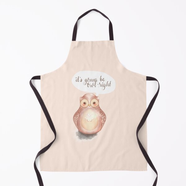 Item preview, It's gonna be owl-right - Handettered Quote designed and sold by Taladesignlab.