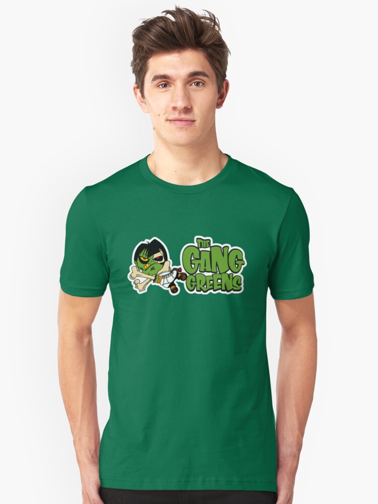 Alternate view of BRDL "The Gang Greens" Logo - Clothing, Stationery, Phone Cases & MORE! Slim Fit T-Shirt