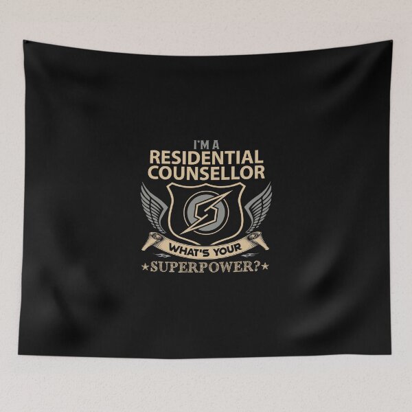 Item preview, Residential Counsellor T Shirt - Superpower Job Gift Item Tee designed and sold by lawkeira11.
