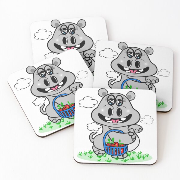 Item preview, Happy Hippo  designed and sold by Shirley cute art .