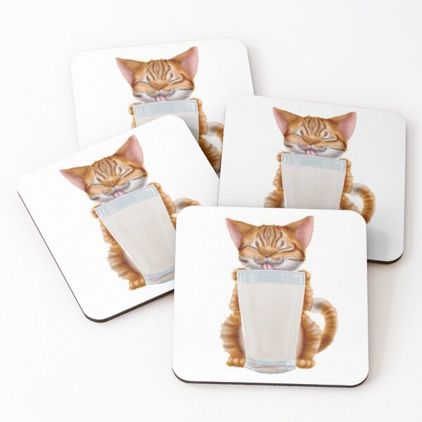 Item preview, Mimine drinks her milk designed and sold by Elodie-Uft.