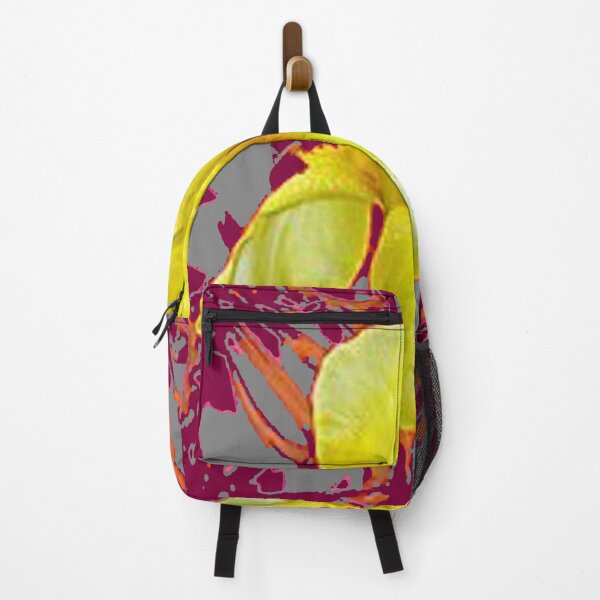 Item preview, YELLOW IRIS FLORAL GREY PATTERN ABSTRACT designed and sold by sharlesart.