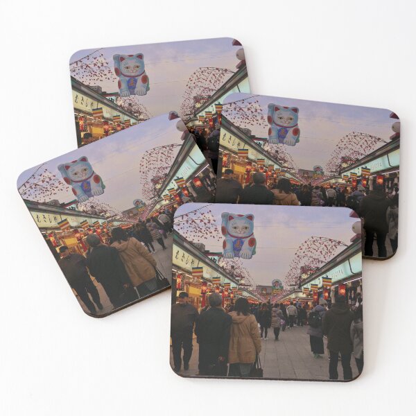 Item preview, Nakamise Dori Sensoji Temple Asakusa 1 designed and sold by Meowmowraa.