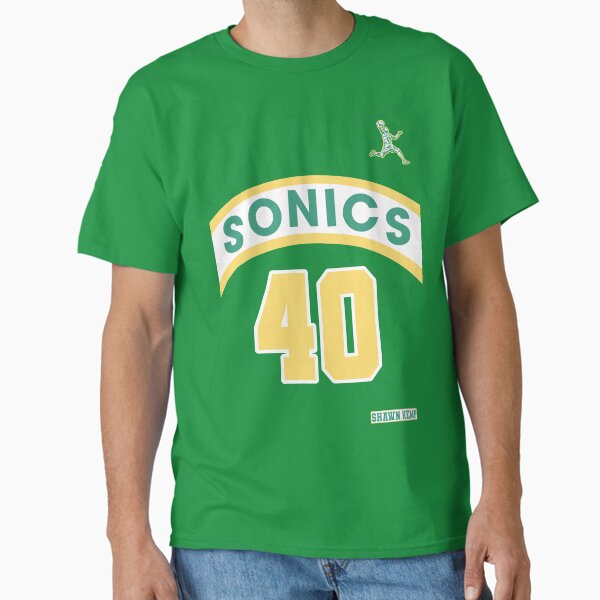 Item preview, Shawn Kemp Retro Supersonics Jersey 90s Style Fan Art designed and sold by acquiesce13.