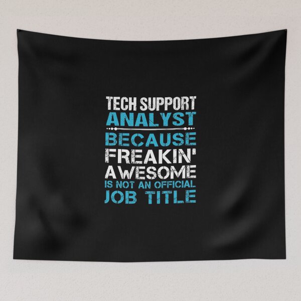 Artikelvorschau, Tech Support Analyst T-Shirt - Freaking Awesome Geschenkartikel T-Shirt entworfen und verkauft von jennynicho.