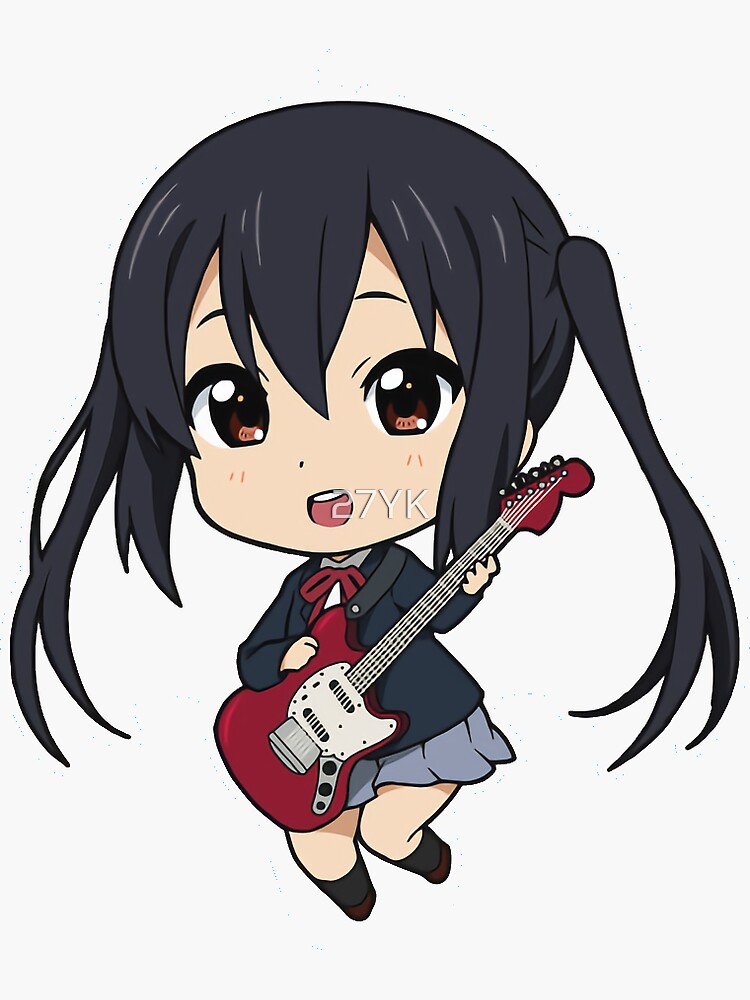 Japanese Anime K-ON Yui's 3 Pieces Sticker Set Manga 