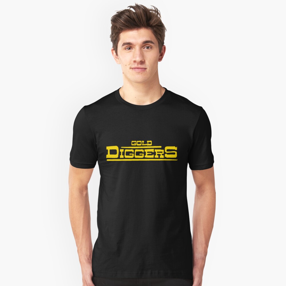 BRDL "Gold Diggers" Logo - T-shirts, Hoodies Leggings & Pillows Slim Fit T-Shirt