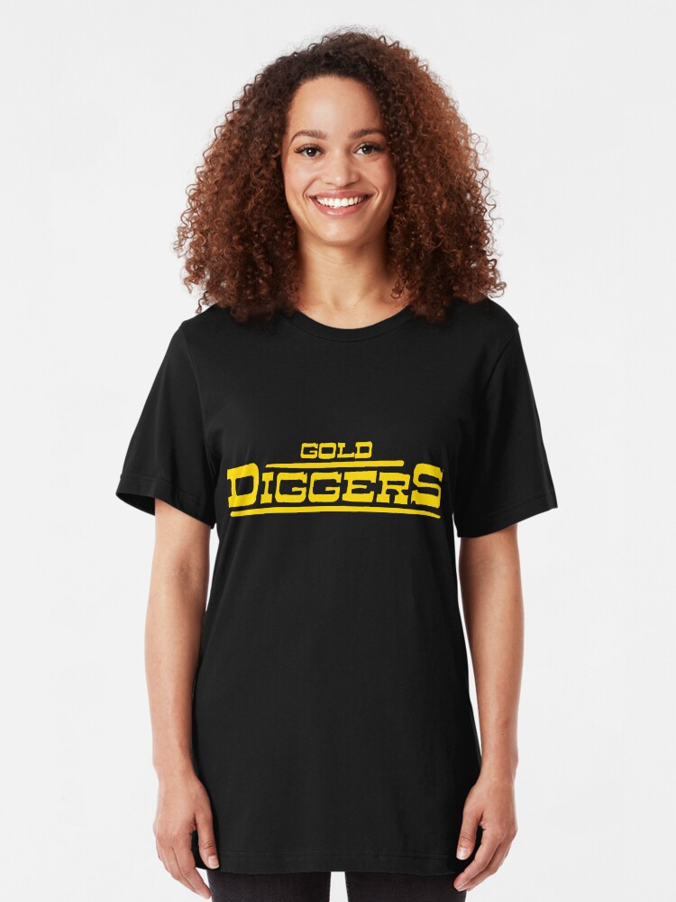 Alternate view of BRDL "Gold Diggers" Logo - T-shirts, Hoodies Leggings & Pillows Slim Fit T-Shirt