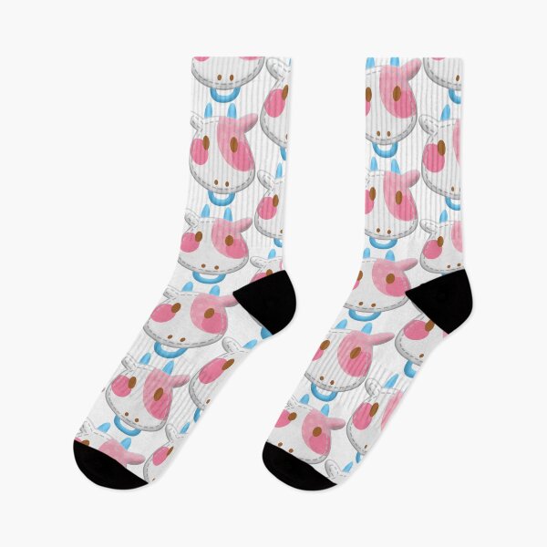 Item preview, Cute kawaii cow patch kids sticker design designed and sold by Tanuja  Sharma.