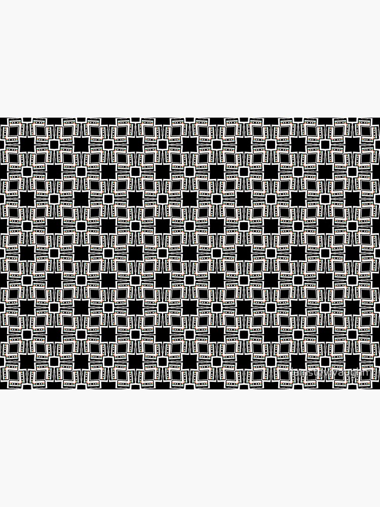 "Cassette Tape 80s Explosion" Sticker by iamstevivaughn Redbubble