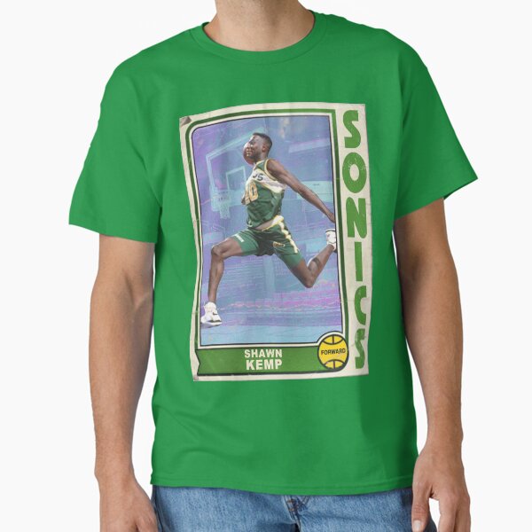 Item preview, Shawn Kemp Retro Basketball Trading Card Design designed and sold by acquiesce13.