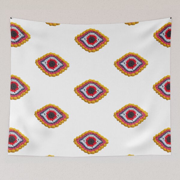 Item preview, Yellow Evil Eye designed and sold by SofaQueenCool.
