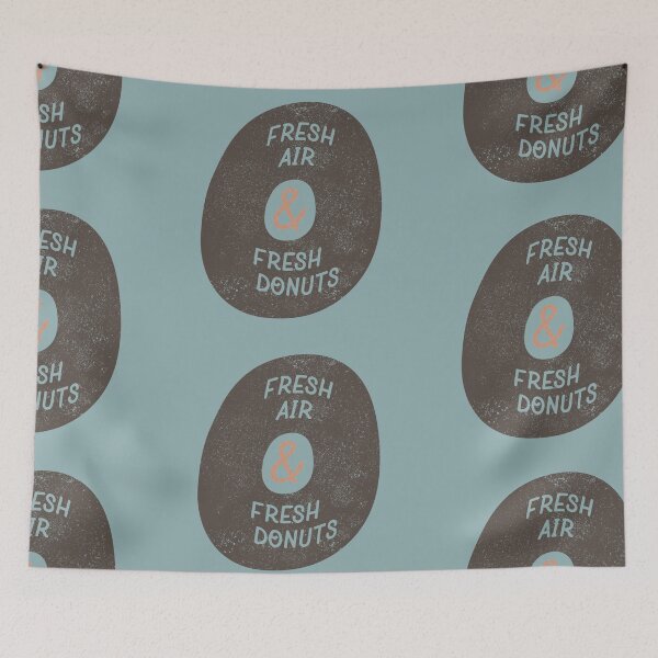 Item preview, Outdoorsy Foodie Fresh Air Fresh Donuts designed and sold by Creatively Torn.