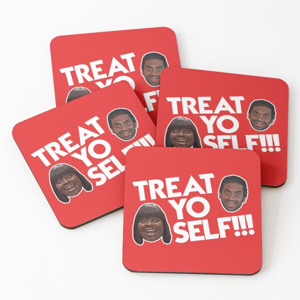 Item preview, TREAT YO SELF! Parks and Rec Fan Design designed and sold by acquiesce13.