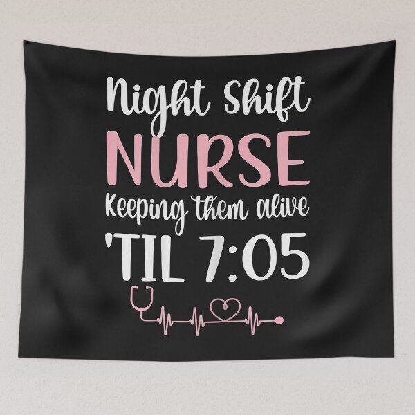 Item preview, Womens Night Shift Nurse Keeping Them Alive Til 705 Nursing Week designed and sold by lucpjwel.