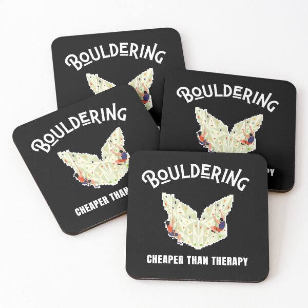 Item preview, Bouldering Cheaper Than Therapy designed and sold by Crafty-Mornings.