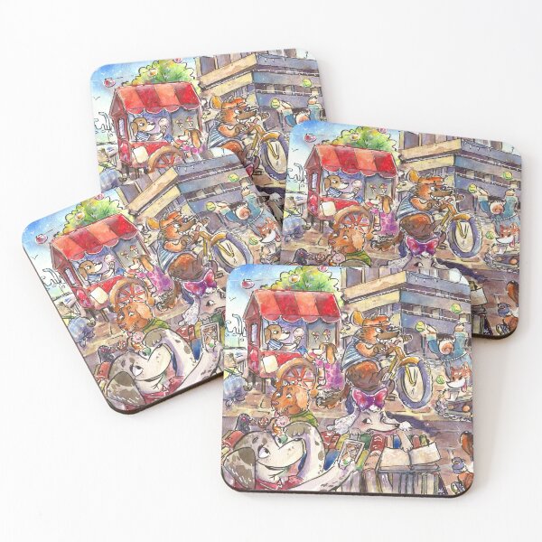 Item preview, Dogs at Southbank Puzzle designed and sold by LaharaIllustra.