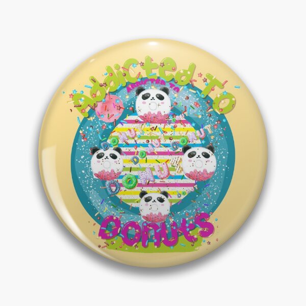 Item preview, Addicted To Donuts !! - Addiction To Donut! - Donut Pattern designed and sold by SoffyLee586.