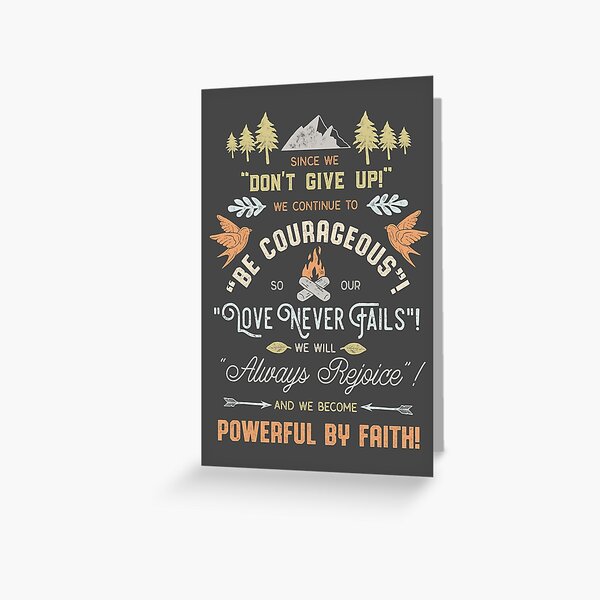 CONVENTION THEMES 2017-2021 (DARK) Greeting Card