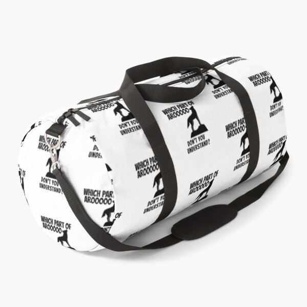 Funny Siberian Husky Howling Duffle Bag