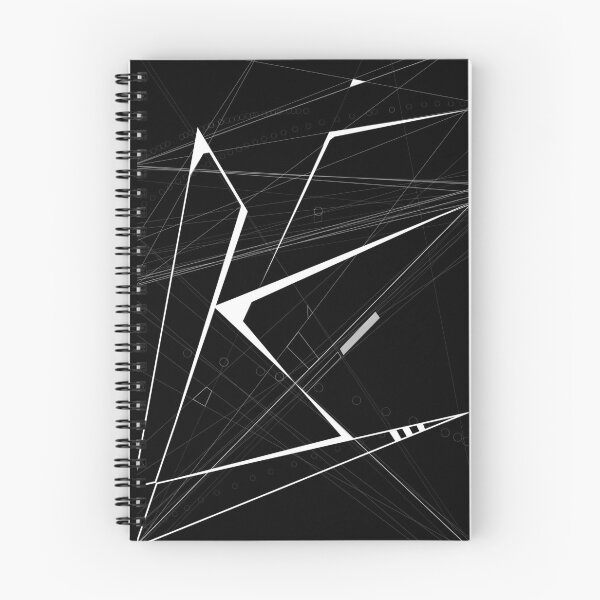 Item preview, white Abstract Geometric and perspective designed and sold by happy gift art.